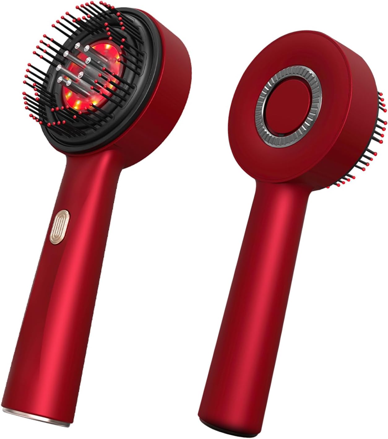 Electric Massage Comb with Red Light Therapy - Portable Hair Growth Stimulator, Essence Oil Applicator